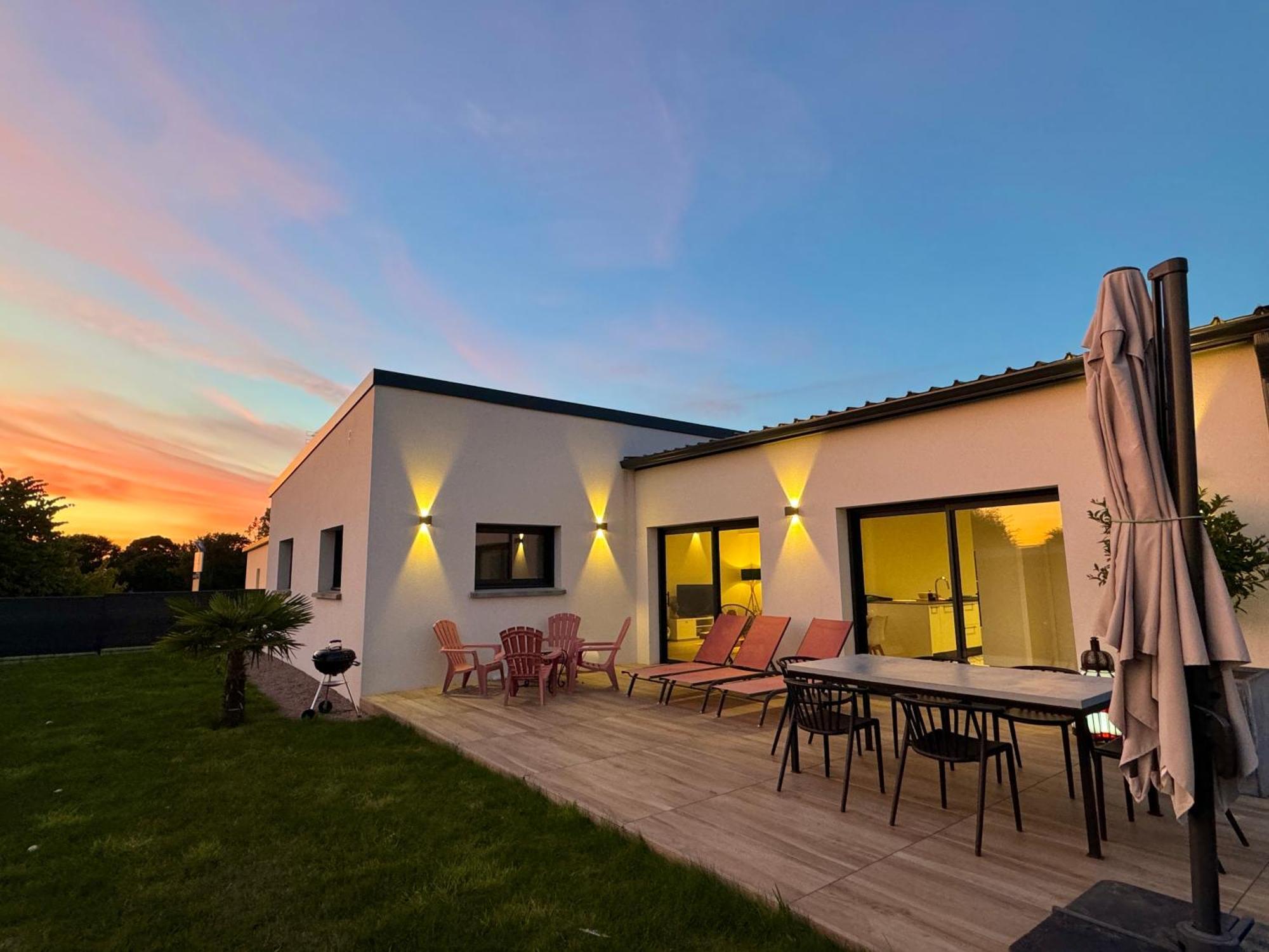 Maison neuve 4 étoiles plain-pied proche de la mer Plurien Extérieur photo
