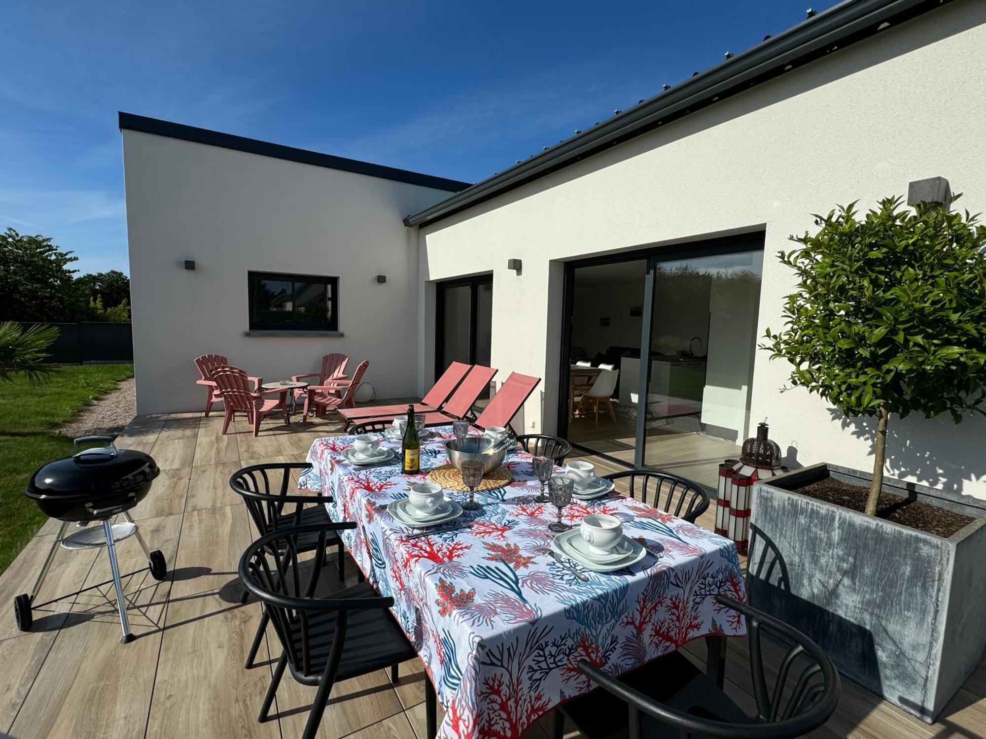 Maison neuve 4 étoiles plain-pied proche de la mer Plurien Extérieur photo