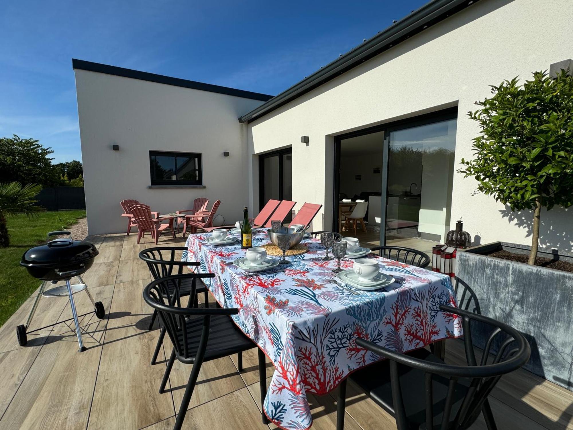 Maison neuve 4 étoiles plain-pied proche de la mer Plurien Extérieur photo